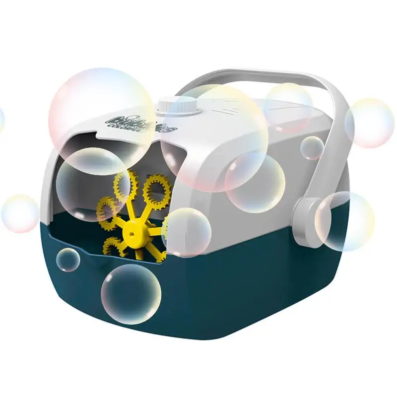

Automatic Bubble Blower Portable Bubble Blower For Toddlers Outdoor Automatic Bubble Maker Toys 3000 Bubbles Per Minute For