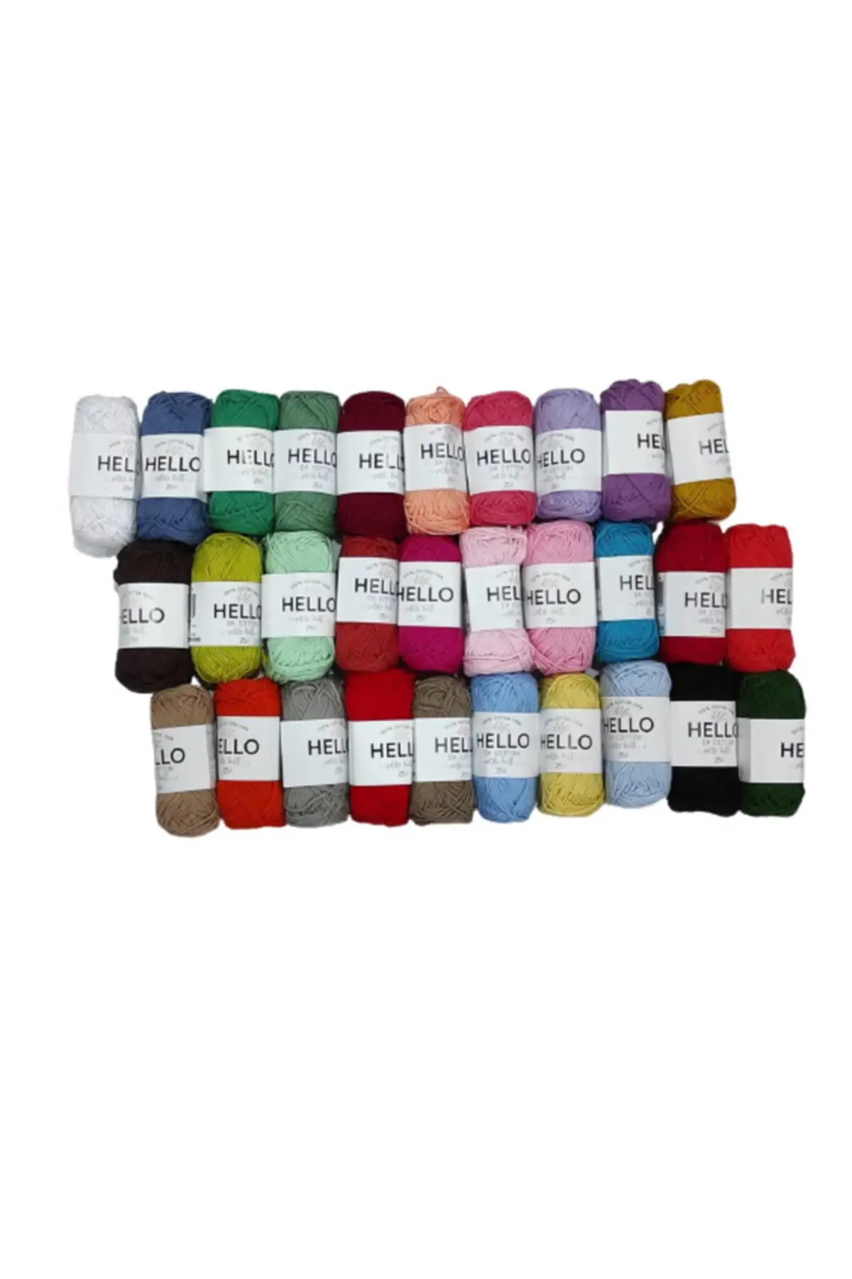 

100 natural cotton Punch and Amigurumi yarn 25 grams 30 color oeco-tex certified knitting yarn natural cotton Punch and Amigurumi yarn
