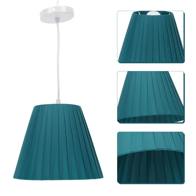 Подвесная лампа с тканевым ремешком дизайнерская люстра в скандинавском стиле