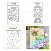 rainbow dreams new metal cutting dies stamps for 2022 scrapbook diary decoration embossing template diy greeting card handmade