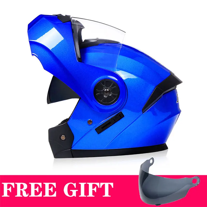 

Мотошлем на все лицо для мужчин и женщин, модульный мотоциклетный шлем с откидной крышкой, одобрен DOT