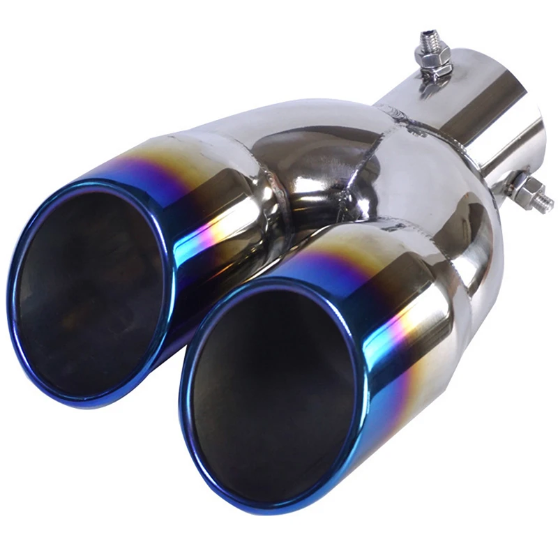 

Автомобильная выхлопная труба из нержавеющей стали, глушитель, задняя труба, двойная Выходная выхлопная труба U90C