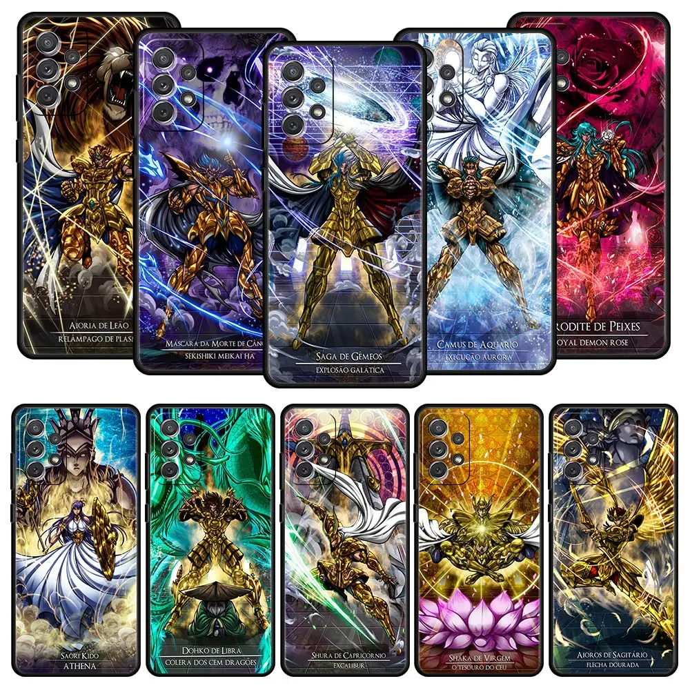 

Saint Seiya Anime Funda Case For Samsung Galaxy A12 A52 A51 A32 A21s A71 A02s A31 A72 A22 5G A11 Black TPU Phone Tampa