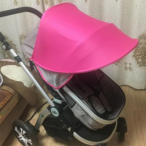 Stroller Sun Canopy Awning Sunshade Cover Pushchair Roof Pushchair Basket Sunshade Cover Baby Buggy Replace Roof Pram Covers