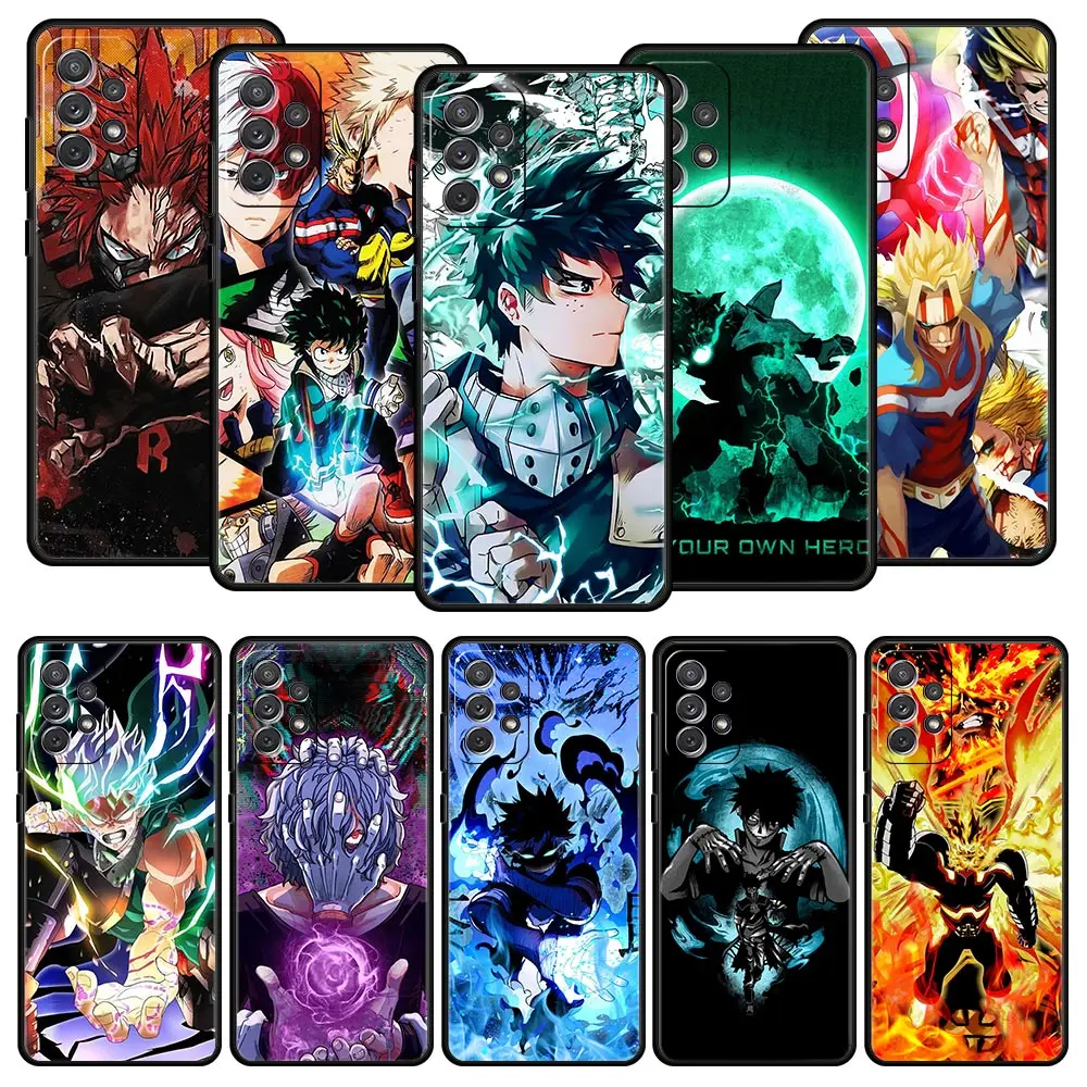 

My Hero Academia Izuku Deku For Samsung A51 A71 A21S A12 A11 A31 A41 A01 A03s A52 A32 A22 A13 A14 A23 A33 A53 A73 5G Phone Case