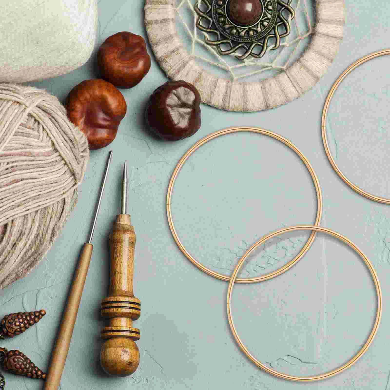 10 шт. обручи Ловец снов кольца DIY металлические настенные для рукоделия