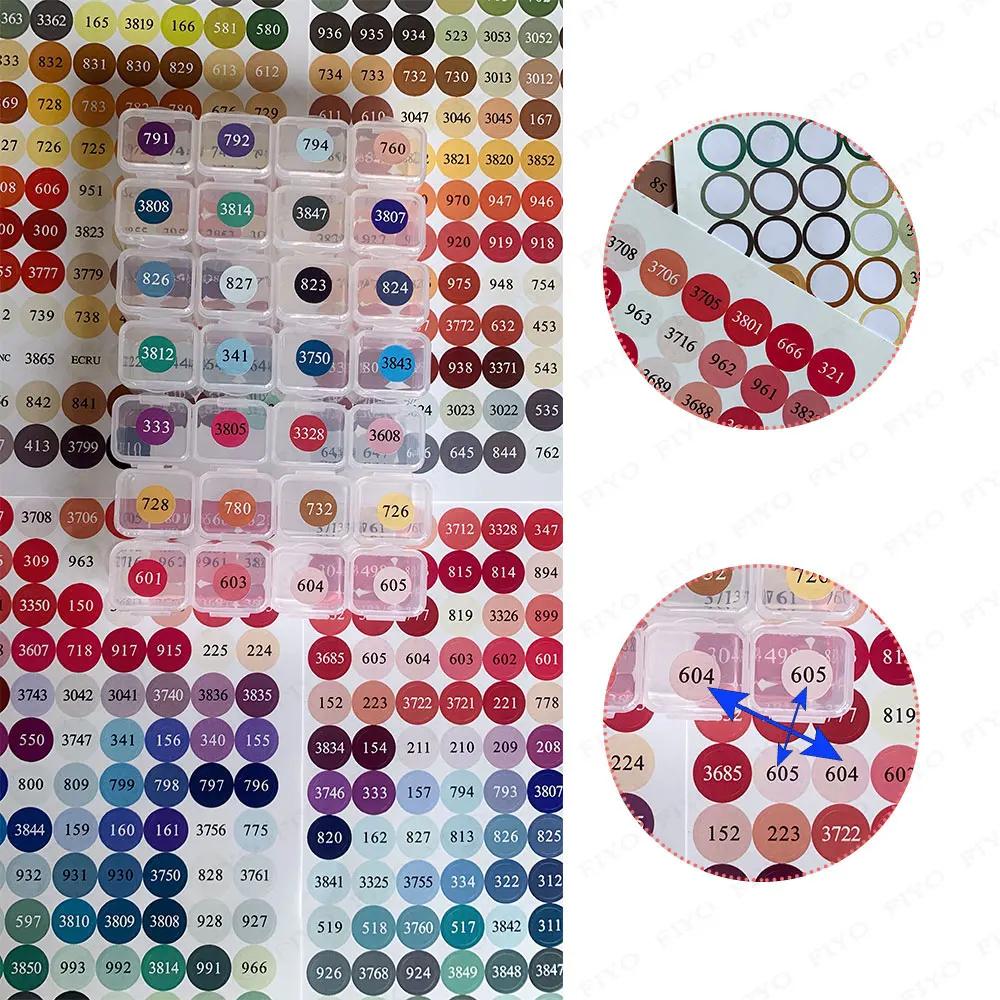 447 цветов алмазная живопись наклейки полная Алмазная мозаика вышивка крестиком