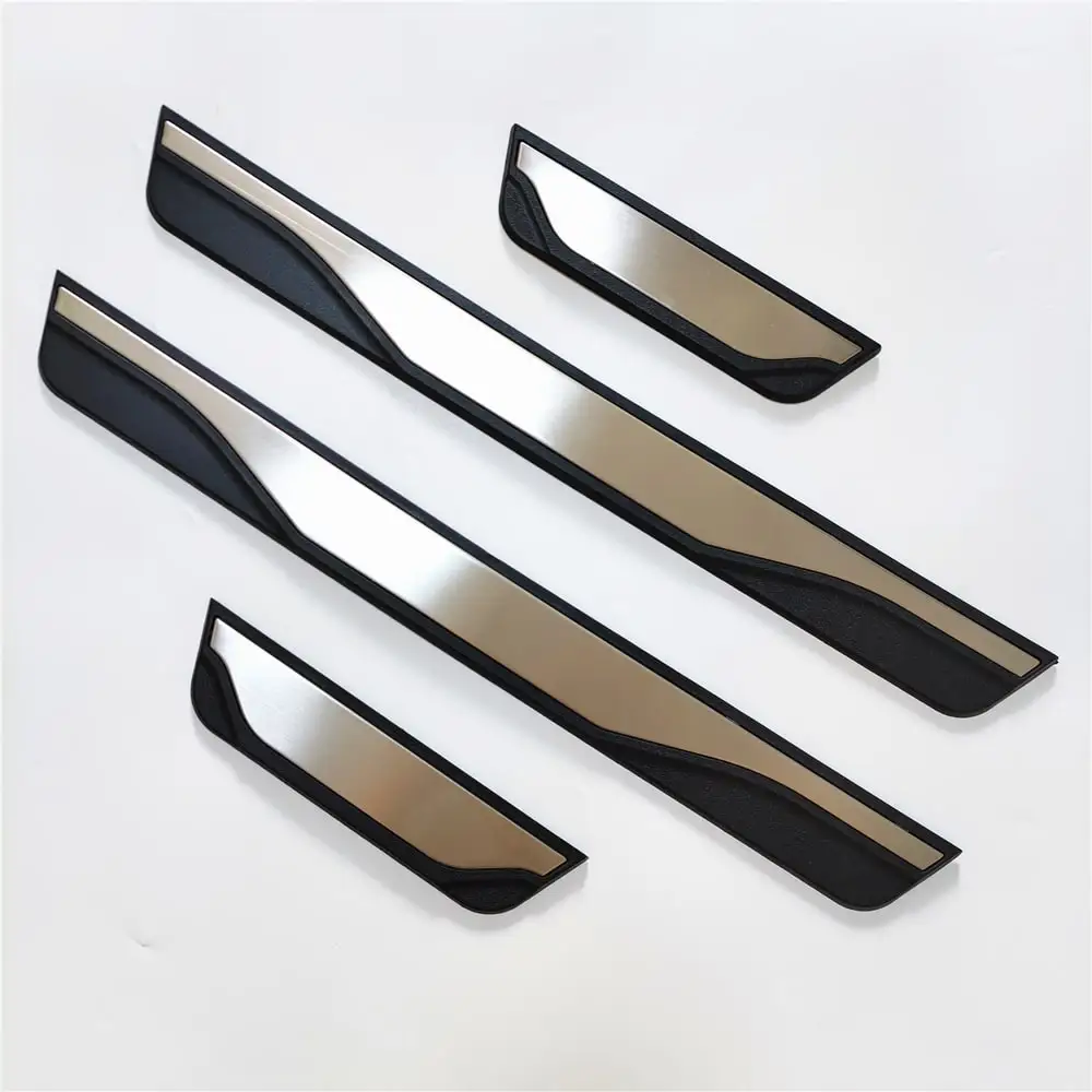 

Car Door Sill Scuff Plate Bar For Jeep Wrangler 2017-2023 Jeep Gladiator Stainless Threshold Pedal Protector Styling Accessories