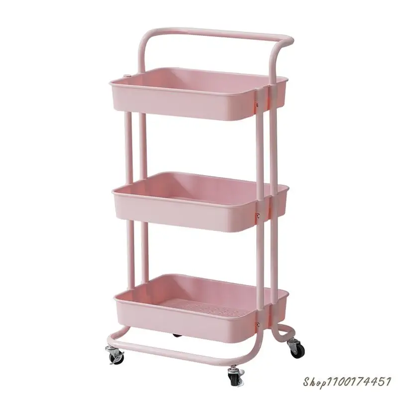 

Beauty trolley beauty salon special trolley rack three-story barber shop hairdressing tool cart nail storage rack