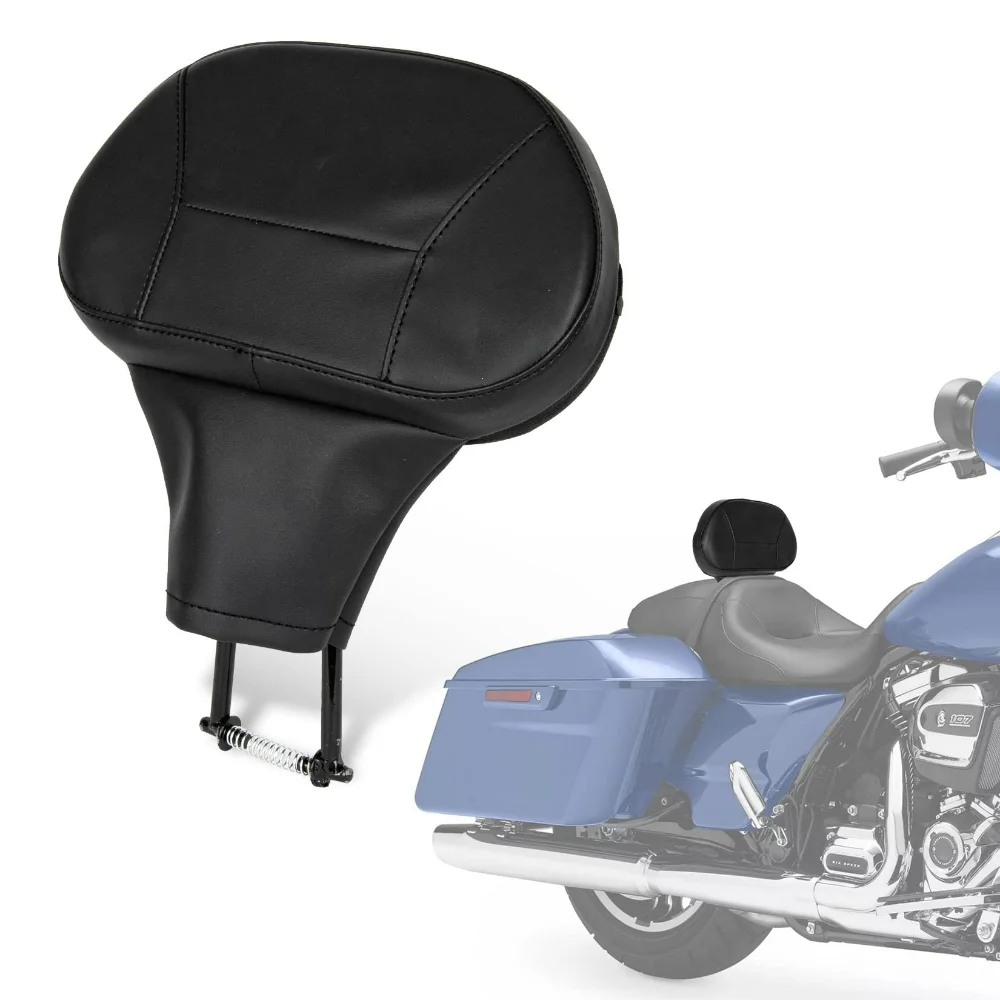 

Motorcycle Driver Rider Backrest Pad For Harley Touring Road Glide Street Glide Electra Tri Glide Ultra Limited CVO 2009-2022