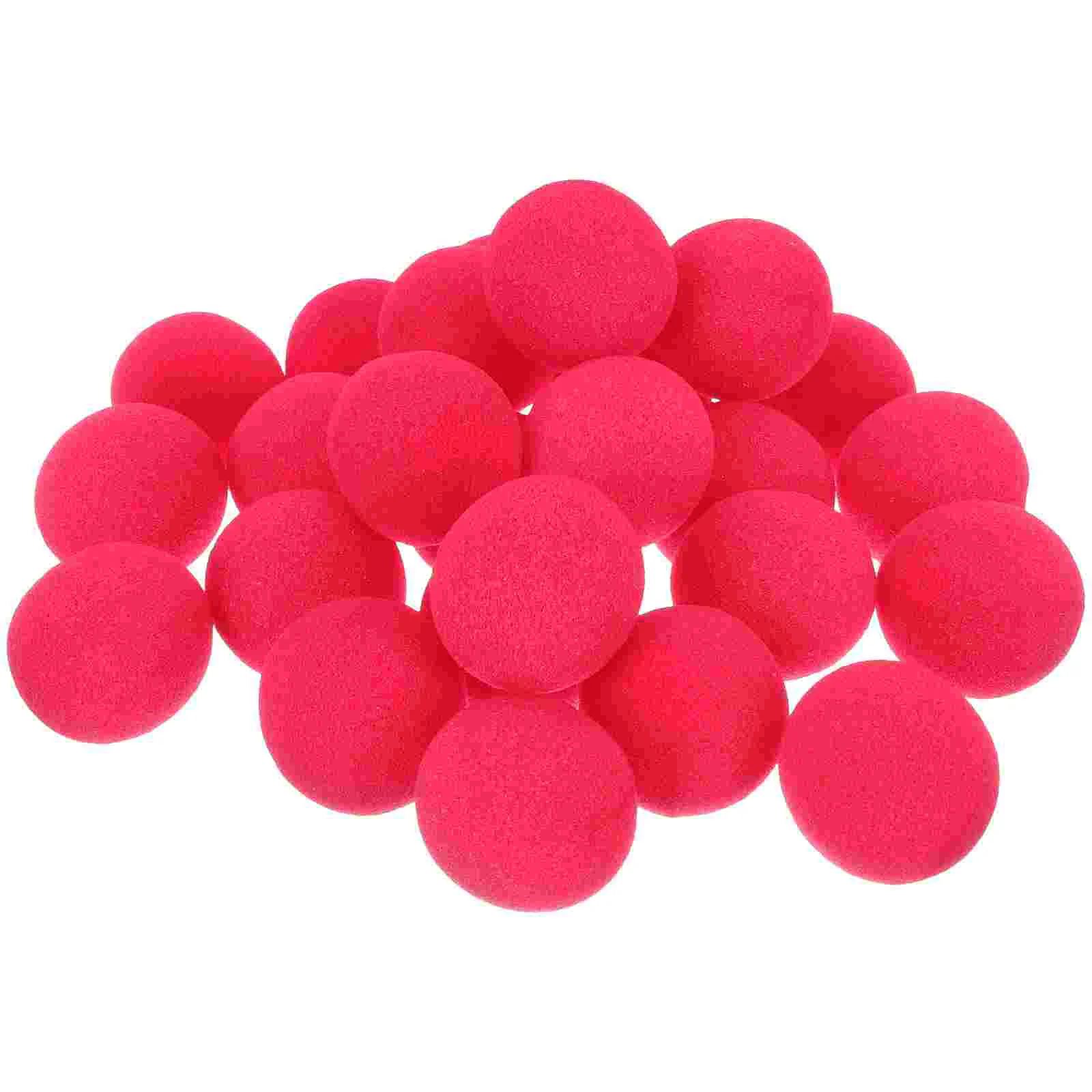 

25 Pcs Foam Nose Decorative Clown Prop Noses Cosplay Party Sponge Compact Single Circus Replaceable