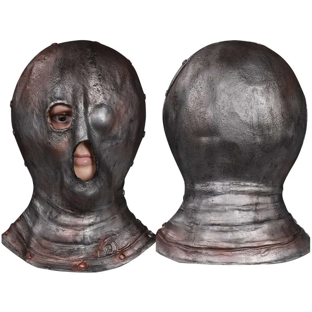 

Elden Ring Prisoner Mask Cosplay Latex Masks Helmet Masquerade Halloween Party Costume Props