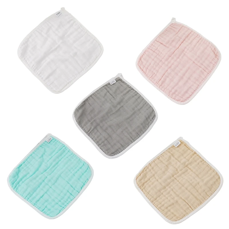 

Baby Muslin Washcloth Muslin Square Cotton Natural Baby Face-Towel Reusable Extra- Soft Newborn Baby Wipes Bath Shower