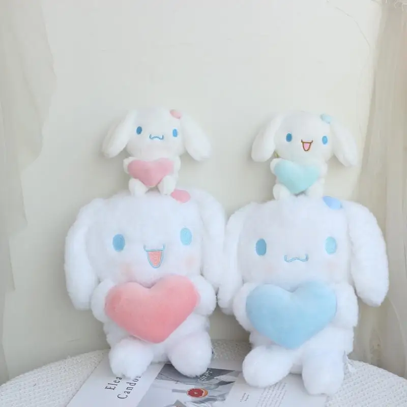 

Милая мультяшная плюшевая кукла Sanrios Love Series, аниме Cinnamoroll, милая детская парная орнамент, подарок для девочек, игрушки, 20/40 см