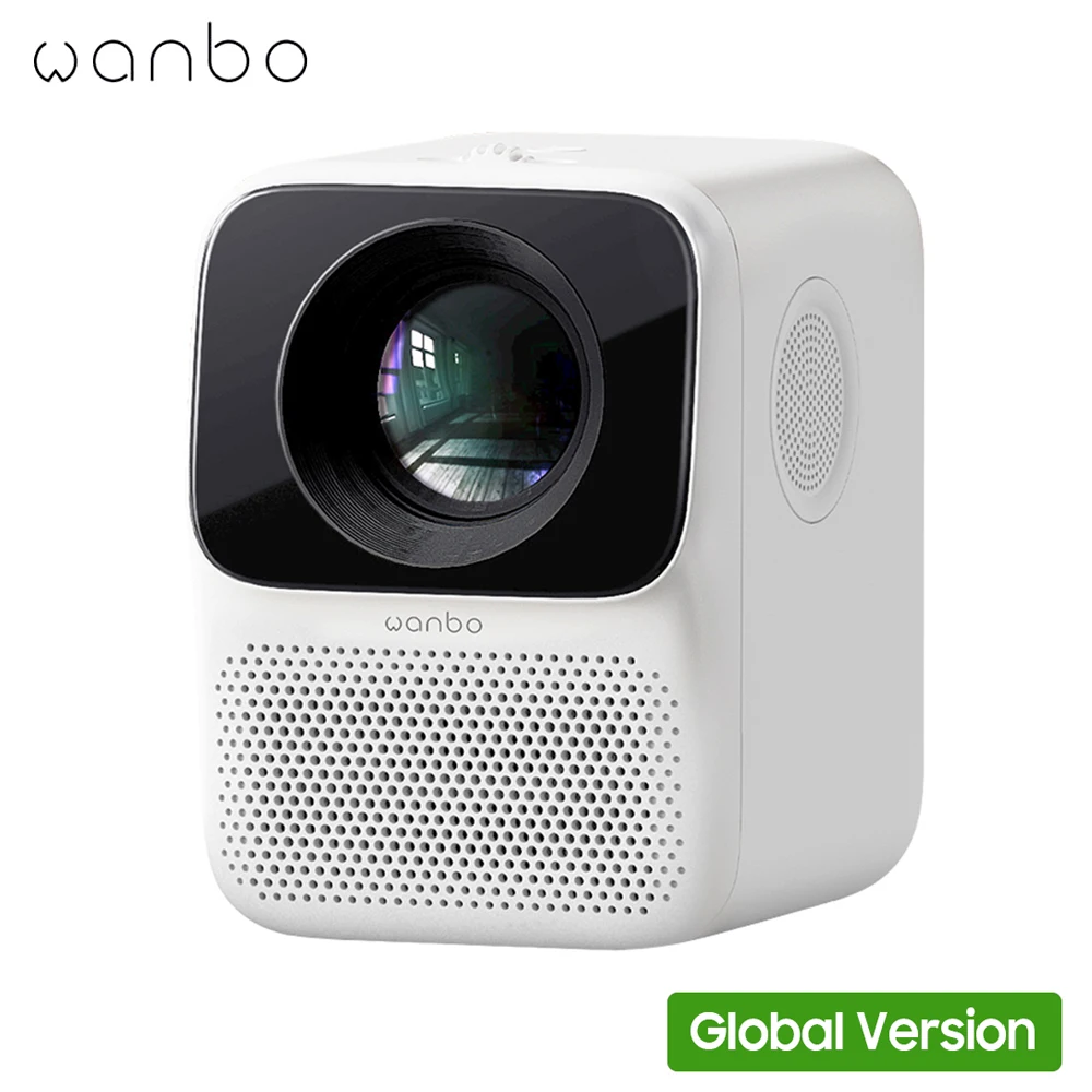 Global Version Wanbo T2 MAX LCD Smart Projector Suport 1080P Keystone Correction HDMI USB Connection Mini Home Theater Projector