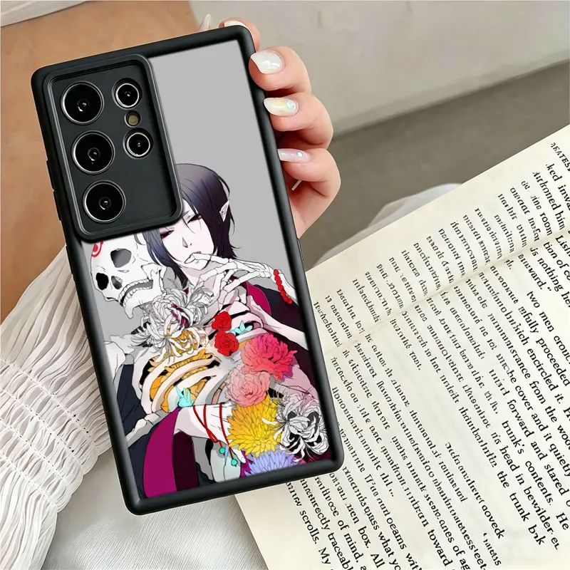 Фото Чехол Hoozuki no Reitetsu для Samsung S25 S26 FE S23 S22 Ultra Galaxy S21 S20 Plus S24 FE, защитный чехол-накладка №4