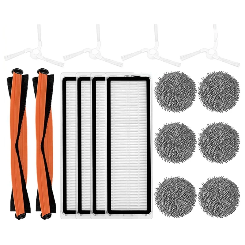 

Main Brush Side Brush Hepa Filter Mop Cloth Plastic Brand New For Xiaomi PRO STYTJ06ZHM Vacuum Cleaner