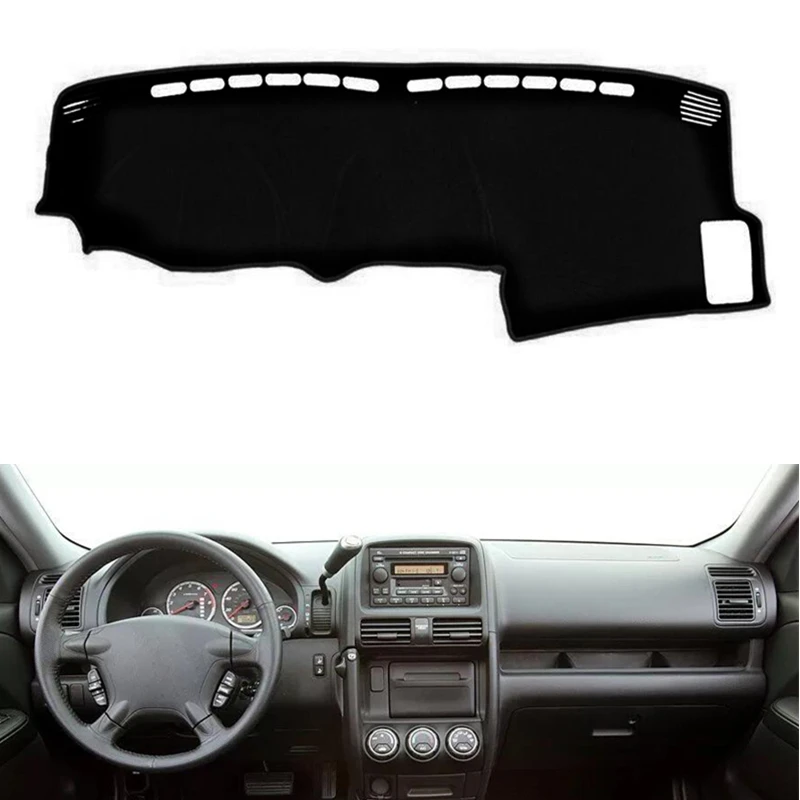 Фото Для Honda CR-V CRV 2002 2003 2004 2005 2006, коврик для приборной панели, чехол для приборной панели, солнцезащитный козырек, защитный ковер, автомобильные аксессуары №2