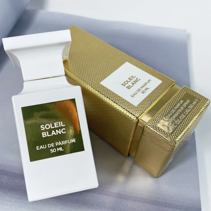 

Top Quality Men Spray 50ml Soleil Blan Tobacco Vanille Long Lasting Fragrance Body Mist Male Spray Gift