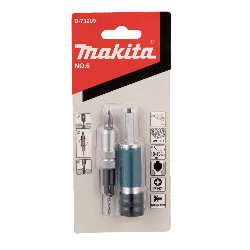 

Makita набор сверл с зенковкой