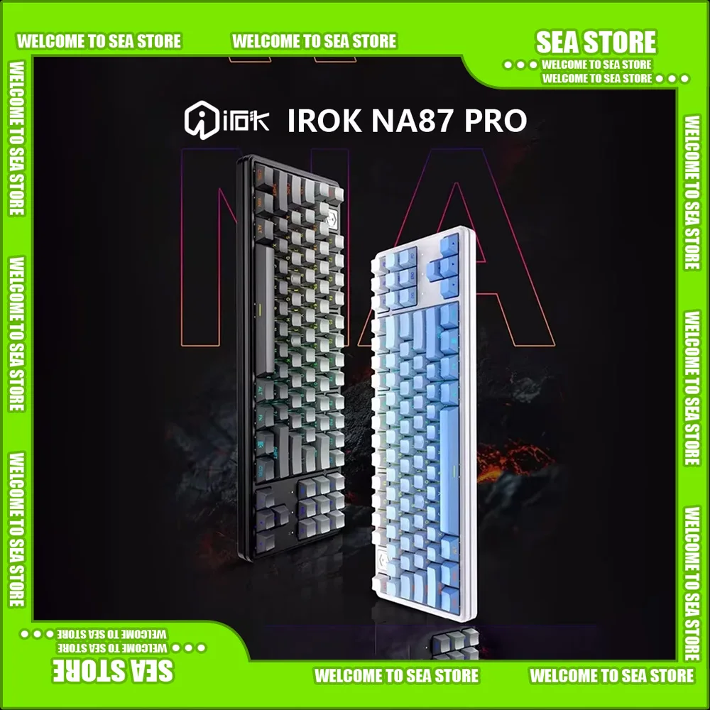 Irok NA87 Pro Механическая клавиатура для ПК RT0 04 мм Магнитный переключатель RGB с