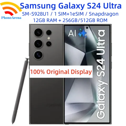 Смартфон Samsung Galaxy S24 Ultra, 12/256ГБ, 12/512ГБ, 12ГБ/1ТБ, global, Б/у