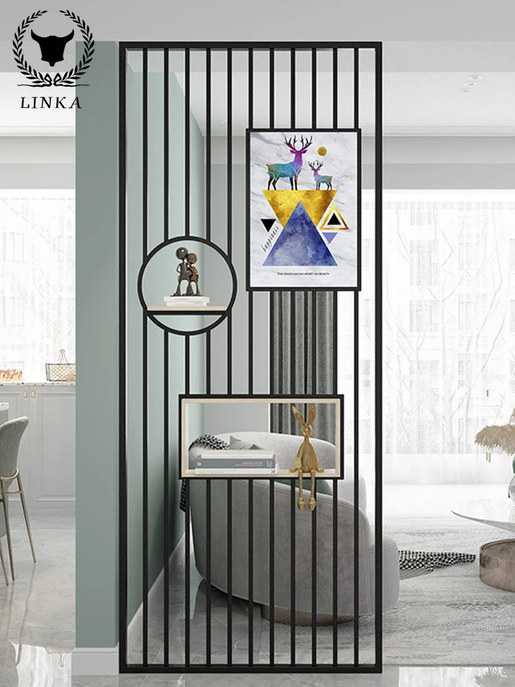 

Nordic painted screen living room entrance porch decoration simple modern screen partition wall
