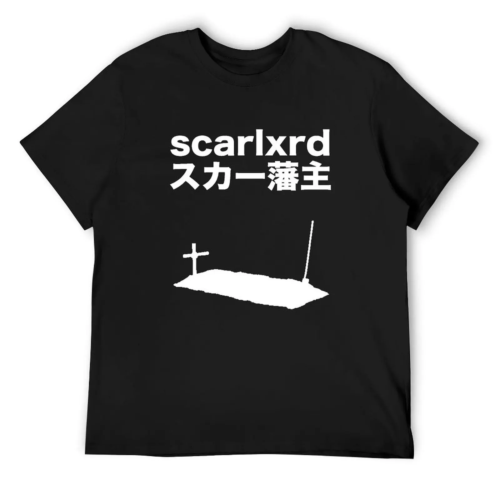 Футболка Scarlxrd с английским рэпером мужские рубашки футболки рисунком милые топы