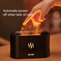 usb essential oil diffuser simulation flame ultrasonic humidifier home office air freshener fragrance sooth sleep atomizer 180ml