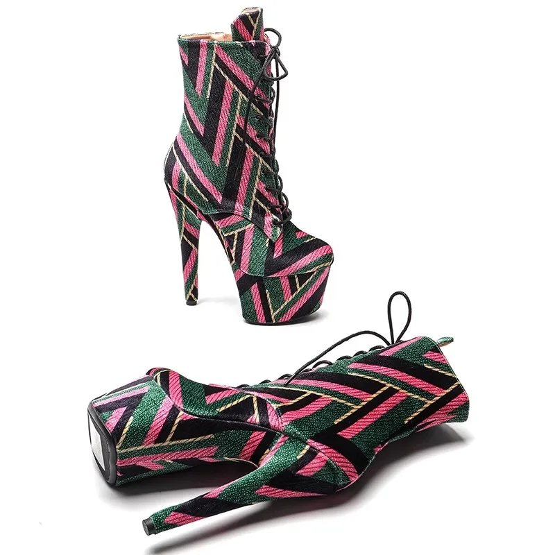 Женские ботильоны с круглым носком Auman Ale экзотические ботинки из искусственной