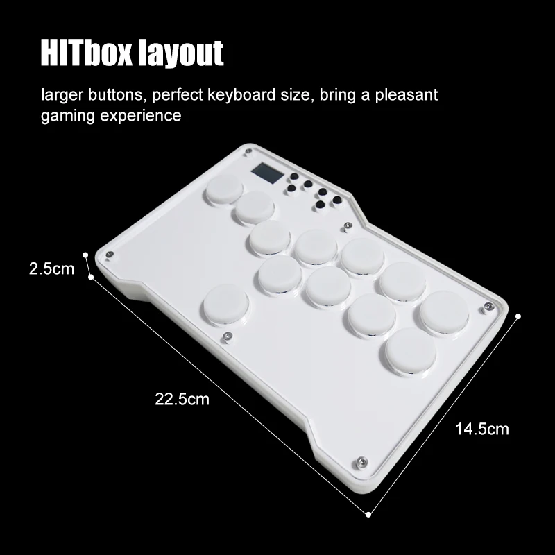Arcade Fight Stick Mini Hitbox Все кнопки Стиль Hot SWAP Cherry MX Arcade Stick Контроллер Pico Gp2040 для ПКPS4NS (art.: 3920d2ff4e5cb) - 3920d2ff4e5cb