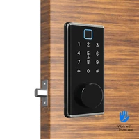 JCBL350B smart phone ttlock app control wireless bluetooth fingerprint password door lock for home airbnb office school hotel