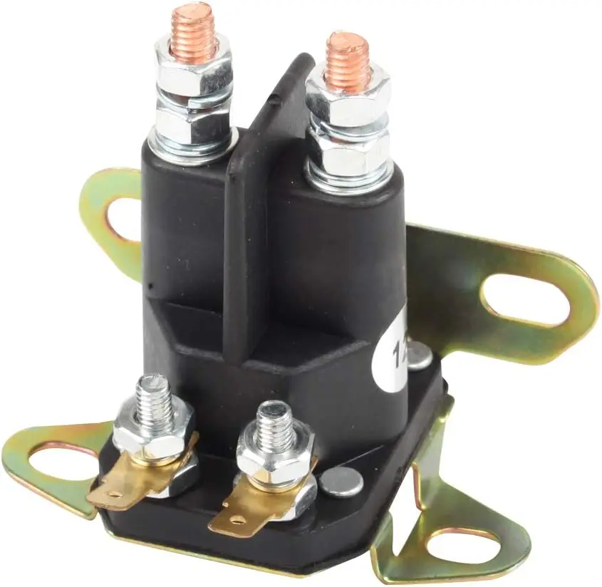 

12v 4 Pole Starter Solenoid Replaces Briggs & Stratton 5410K,Cub Cadet, Craftsman, Husqvarna 109946 MTD,Mower AM133094 AM138497