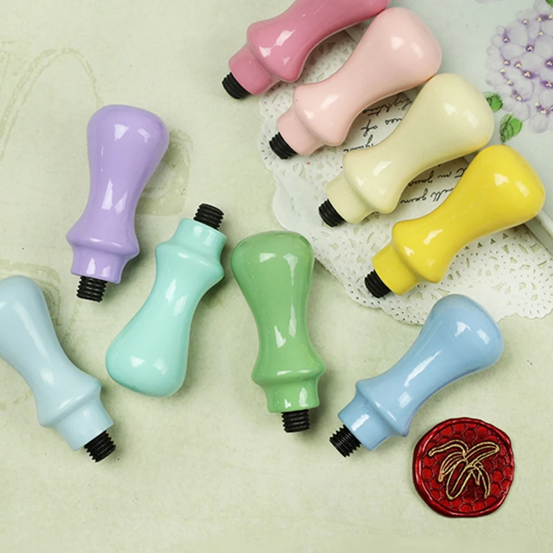 

Retro Stamp Wooden Handle Antique Metal Sealing Handle Wedding Invitations Wax Seal Stamp DIY Handmade Art Crafts Gifts