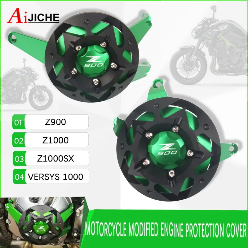 

For KAWASAKI Z900 Z 900 Z1000 Z1000XS Z 1000/XS VERSYS1000 2019 2020 2021 2022 Motorcycle CNC Engine Stator Engine Protectors