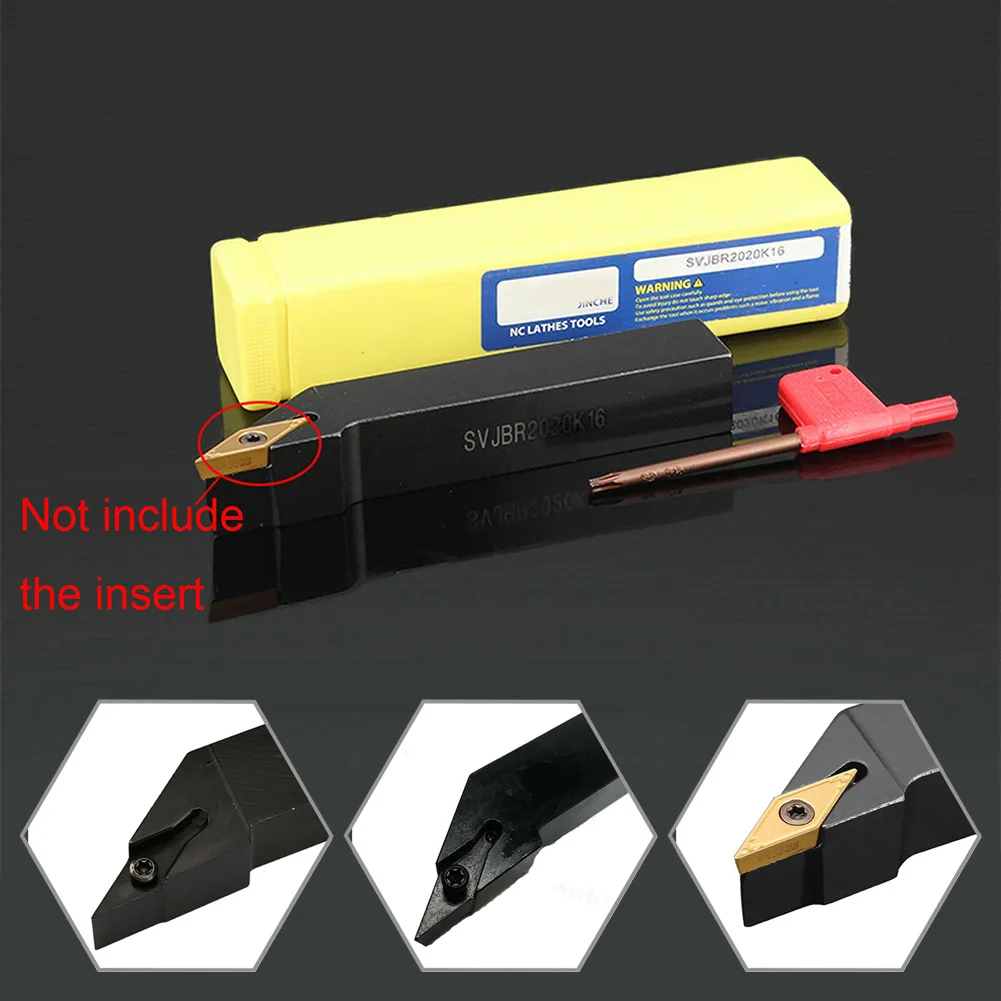 

SVJBR 1616H16 Turning Tool Holder For Semi-finishing Toolholding Workholding Business Industrialm CNC Manufacturing