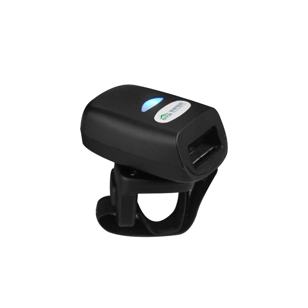 Фото Беспроводной сканер штрих-кодов и QR-кодов Effon FS03 с кольцевым креплением, USB, аккумулятор 500 мАч, совместимость с Android, iOS, Windows, в наличии №2