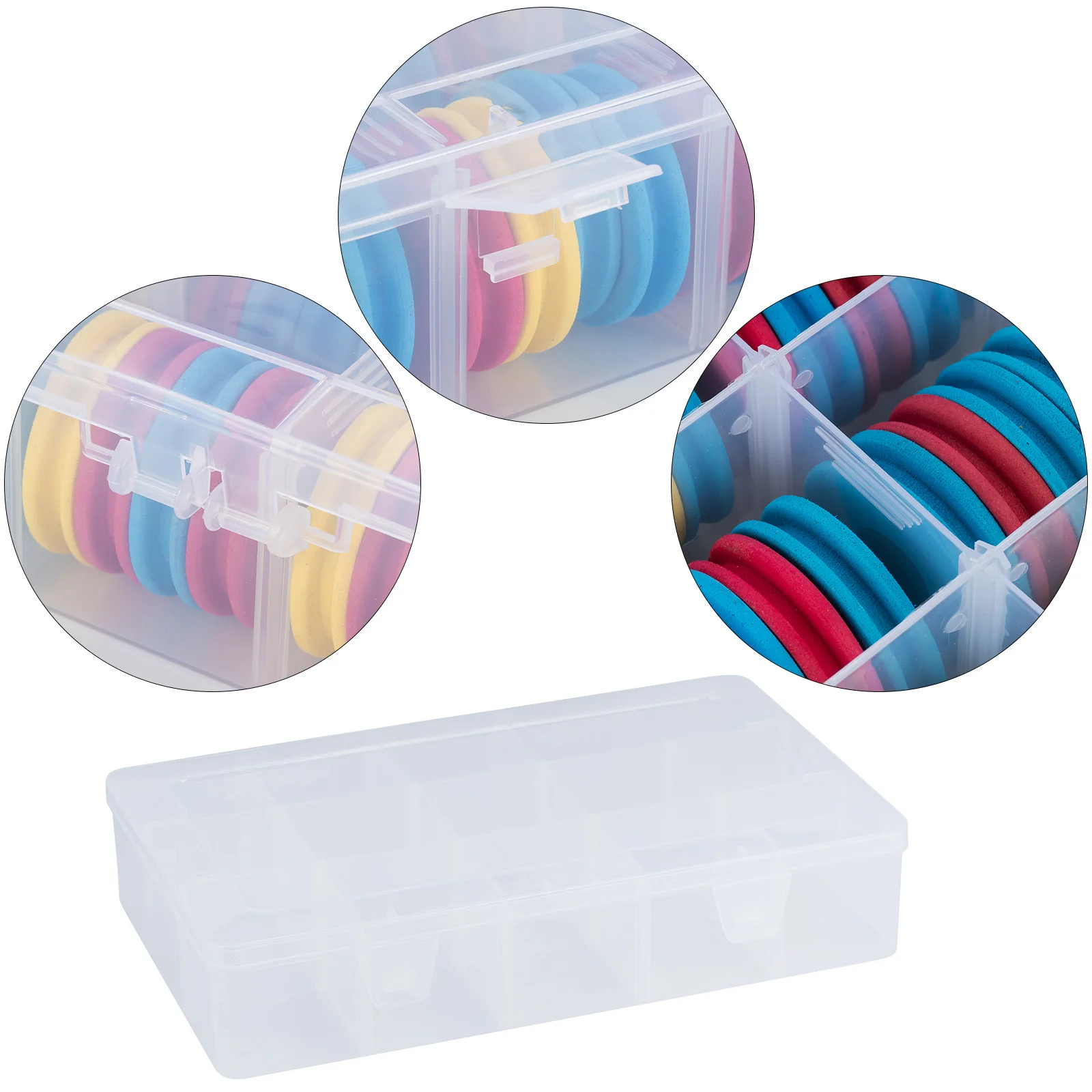 60pcs EVA Foam Spools Carp Fishing Rig Winders Line Leader with 40pcs Pins Wire Board Winding Line Board Hook Rig Storage Pesca