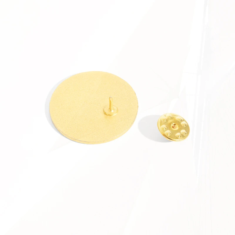 Черные круглые заколки на заказ для рубашек сумок лацканов пряжки ювелирные