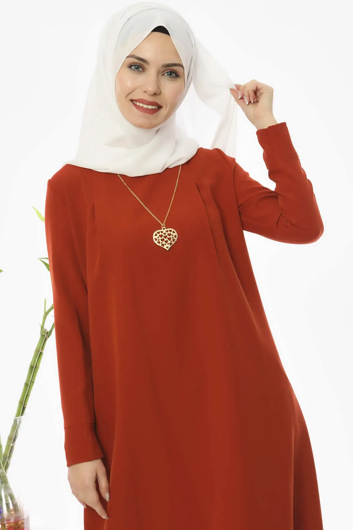 

Detailed Battery Front Tunic Long Tamboy Muslim Tunic 2021 Fashion