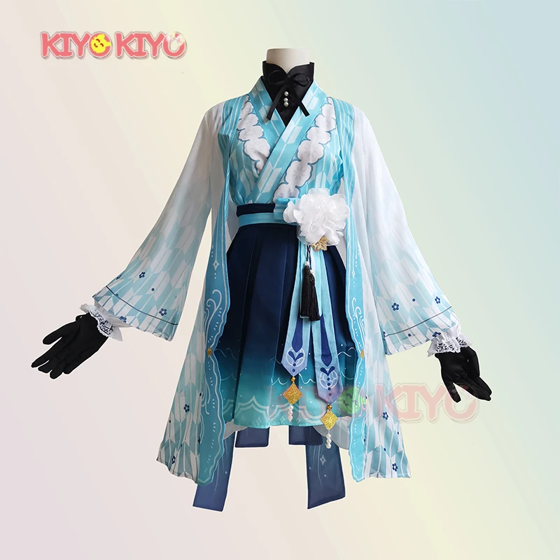 

KIYO-KIYO Game Genshin Impact Lumine Dress Cosplay Costume Halloween Costumes