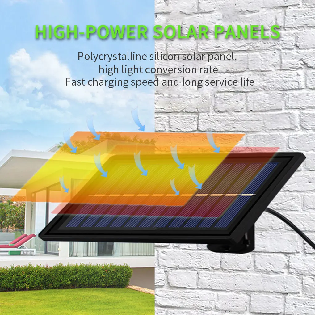 

4800mAH Chandelier Double Head Solar LED Light With Remote Control Retro Lampshade Bulb Waterproof Lamp White Warm Garden Light