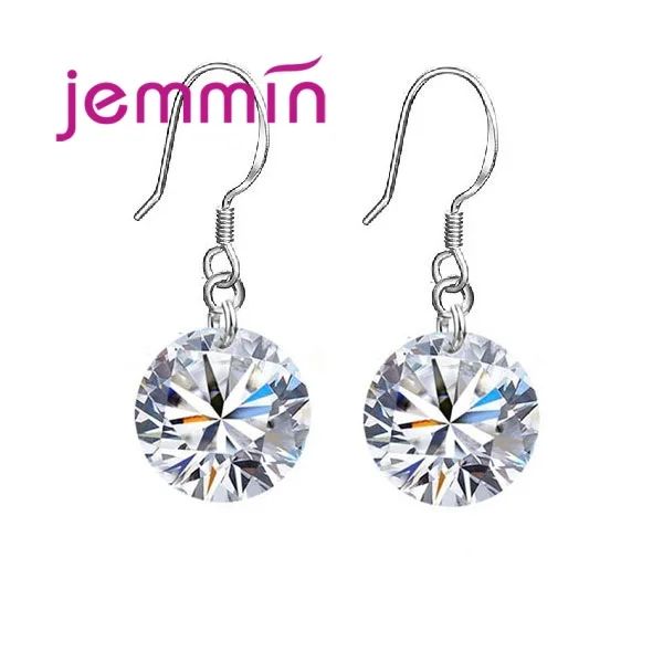 

0,01 долларов США, элегантные серьги из натурального серебра 925 пробы, изящные женские ювелирные изделия, свадебные серьги для помолвки, подар...