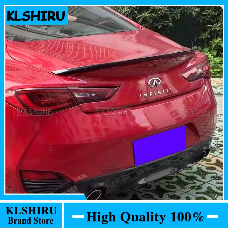 

Автомобильные запчасти спойлер Infiniti Q60 Q60S ABS Автомобильный багажник задний губа крыло хвост Q60 2 двери ремонт спойлер автомобильный Стайлинг...