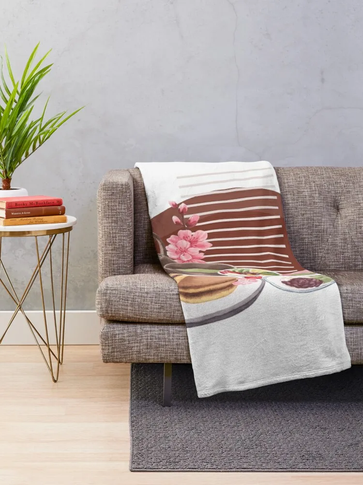 Wagashi японские сладости пледы флинарные плюшевые одеяла для пикника из фланелевой