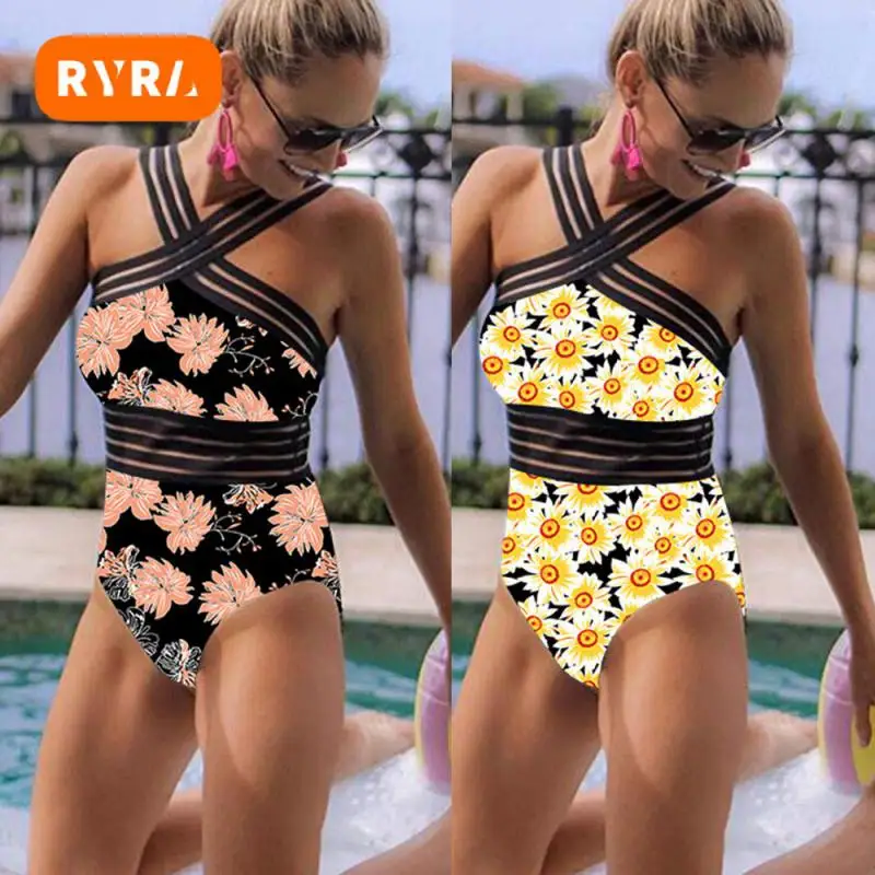 

Сексуальный цельный купальник большого размера с пуш-ап, женский купальник большого размера, Закрытое Тело, женский купальный костюм для пл...