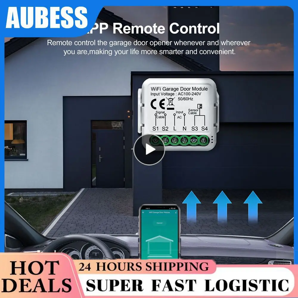 

Sharing Function Garage Door Switch Ip20 Remote Control Switch Voice Control Controller Intelligent And Convenient. Hands-free