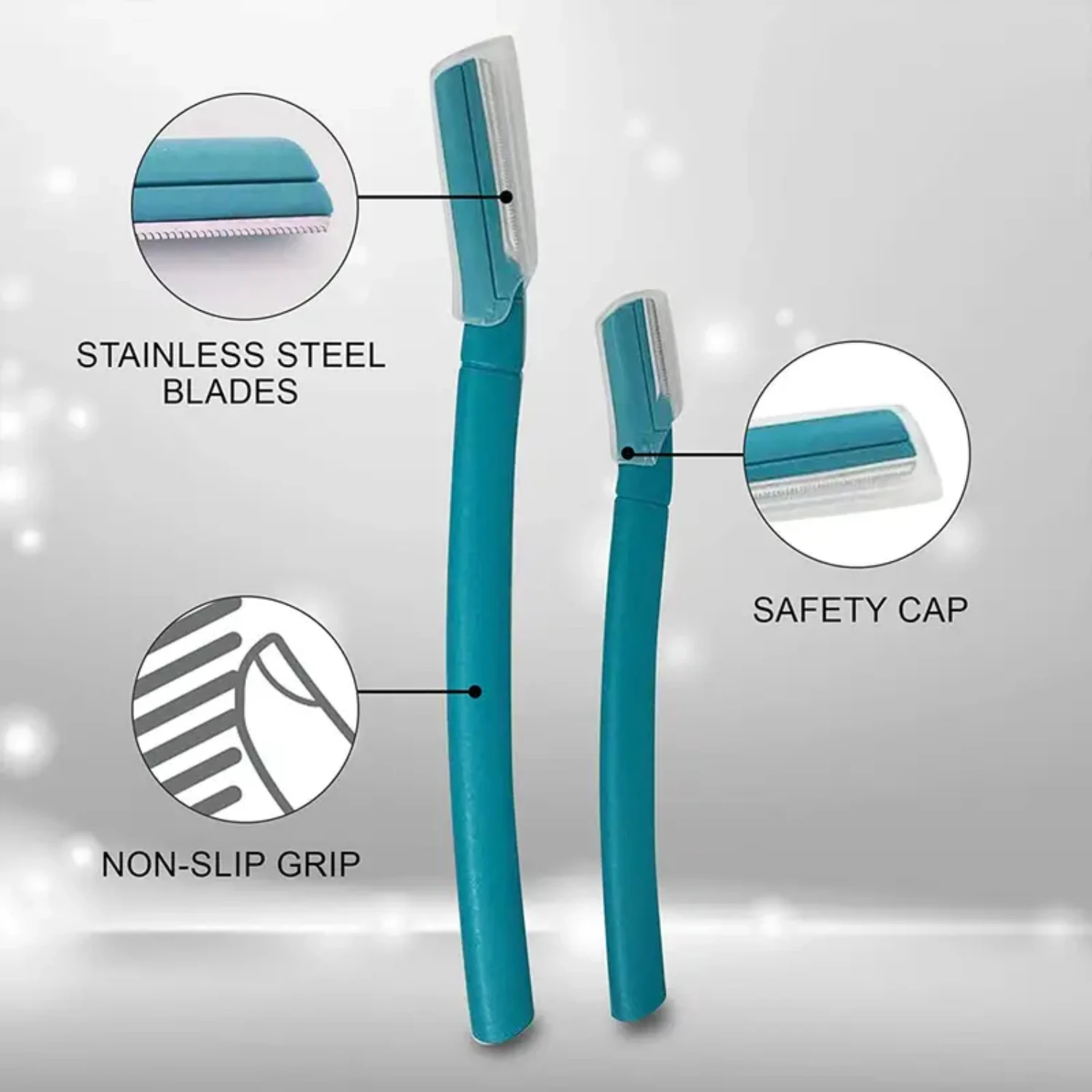 Женский набор изысканных бритв для бровей и лица 6 шт. нежная удобная бритва