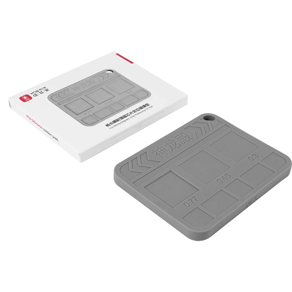 

YCS оловянная посадка ARC магнитная силиконовая накладка BGA IC паяльный термостойкий коврик для мобильного телефона чип жесткого диска ремонт сварки