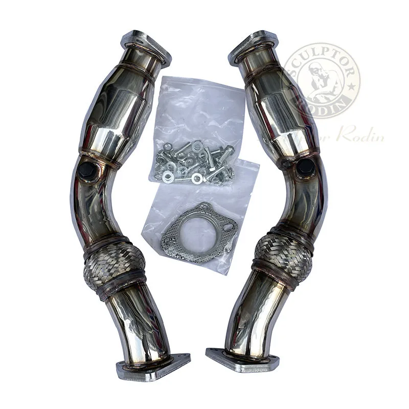 

Turbo Catless Downpipe Exhaust DOWNPIPE EXHAUST for NISS@N 03-06 350Z Z33/G35 V35 VQ35DE